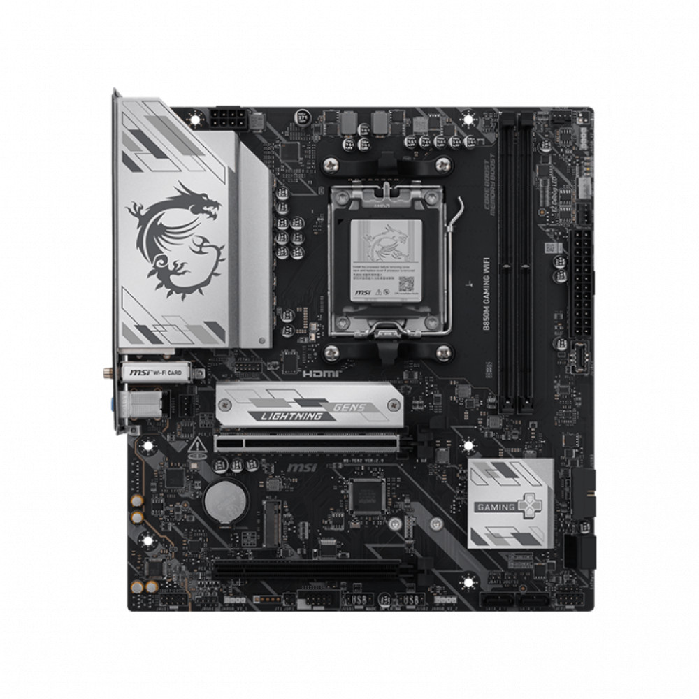 Материнская плата MSI B850M GAMING WIFI Micro-ATX, AMD AM5 — фото товара