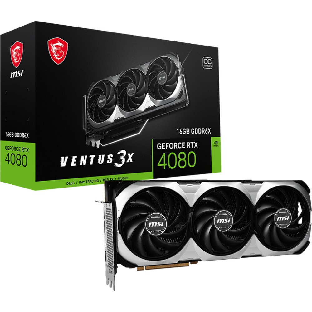 Видеокарта MSI RTX 4080 Ventus 3X OC RTX 4080 16GB VENTUS 3X OC 16 ГБ - миниатюра 6