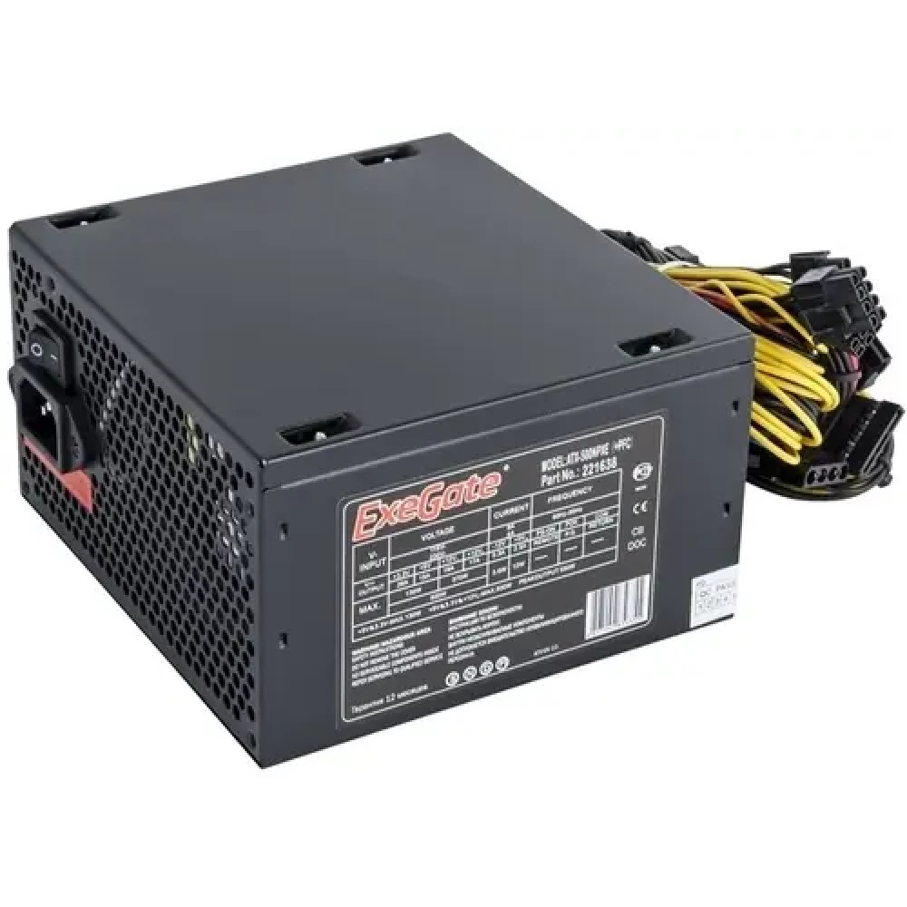 Блок питания ExeGate 500NPXE EX221638RUS-PC 500 Вт - миниатюра 2