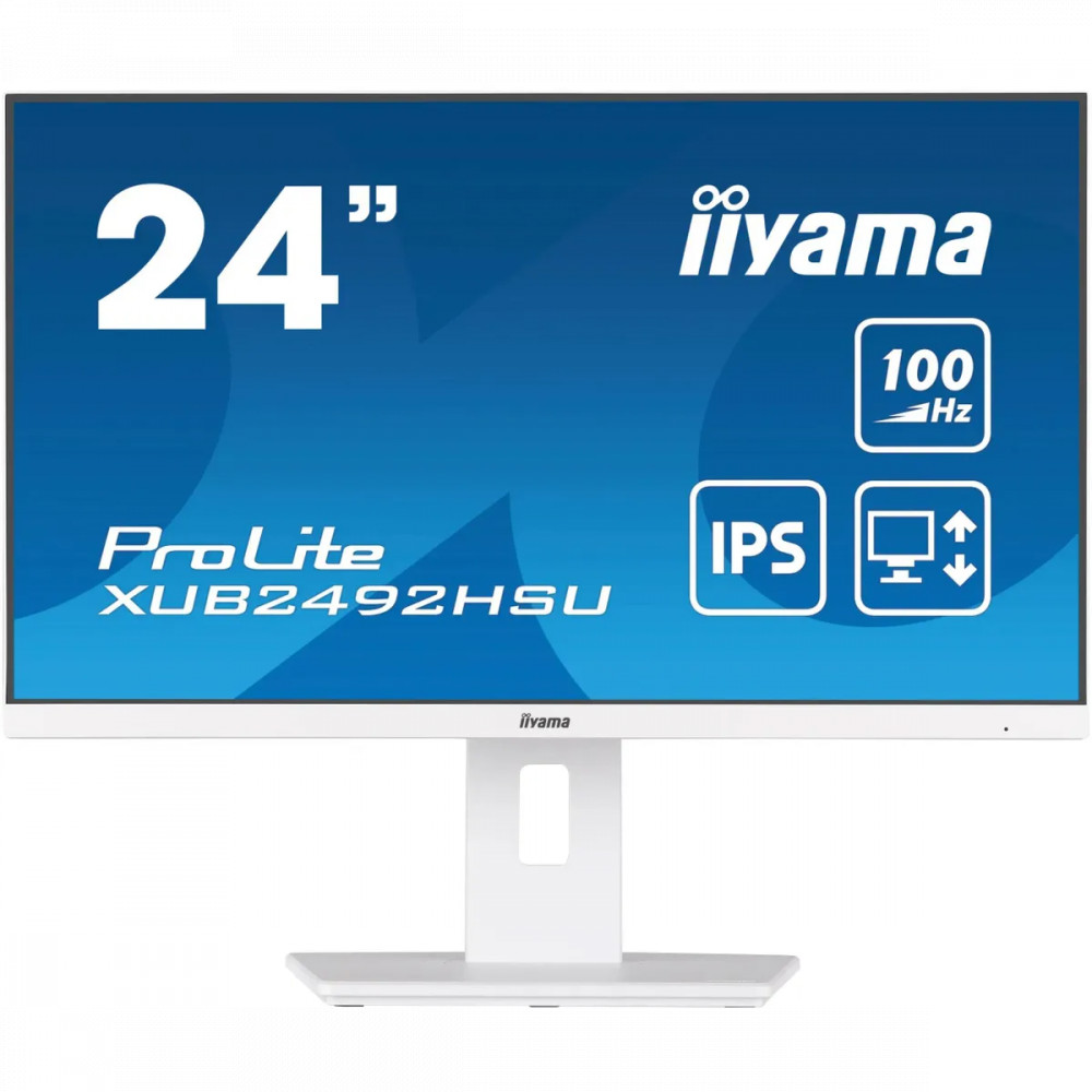 Монитор IIYAMA ProLite XUB2492HSU-W6 23.8 ", IPS, Full HD 1920x1080 (16:9), 100 Гц — фото товара