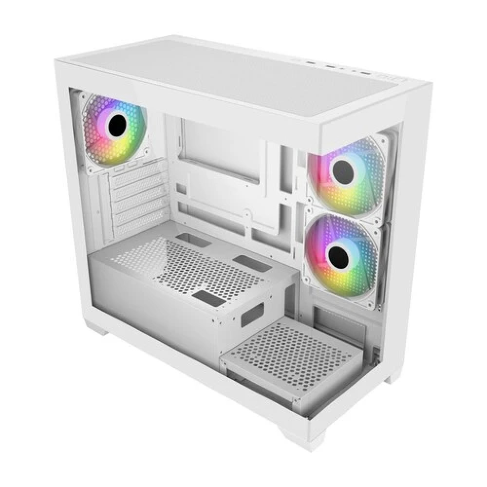 Корпус FSP S340 White S340-WA Mid-Tower - миниатюра 2