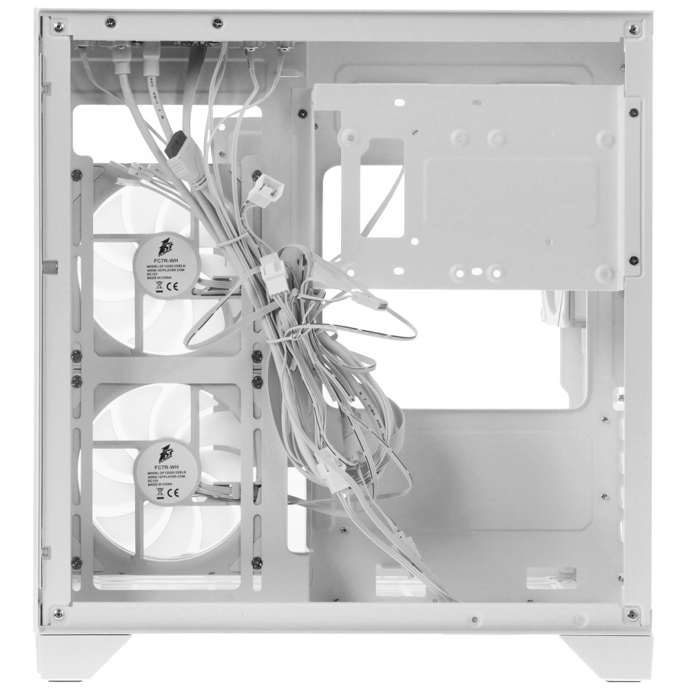 Корпус 1STPLAYER MEGAVIEW MV5-TP ARGB MV5-TP-WH-2FC7R-W-1FC7-W Mini-Tower - миниатюра 4