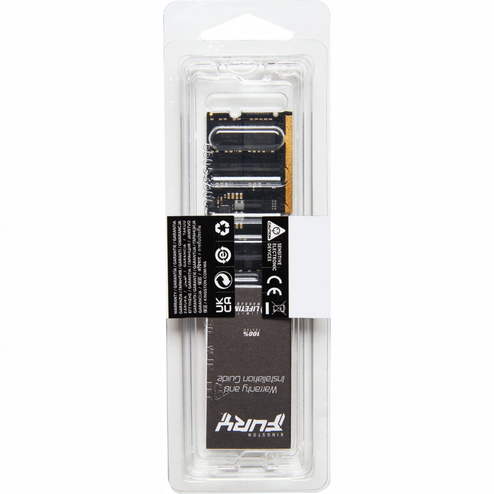 ОЗУ Kingston Fury Impact KF564S38IB-16 SO-DIMM, DDR5, 16 Гб, 6400 МГц - миниатюра 4