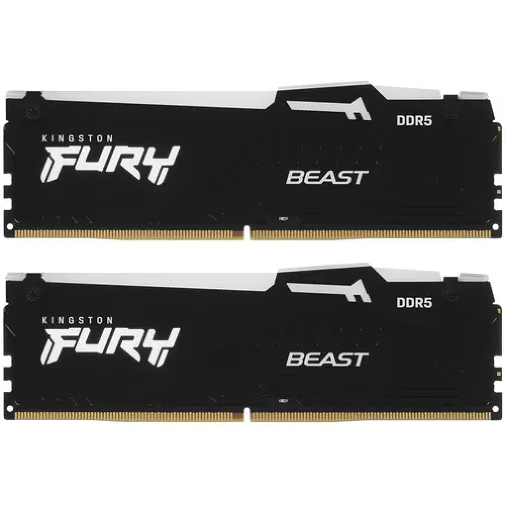 ОЗУ Kingston Fury Beast RGB KF556C36BBEAK2-16 DIMM, DDR5, 16 Гб (2 х 8 Гб), 5600 МГц — фото товара