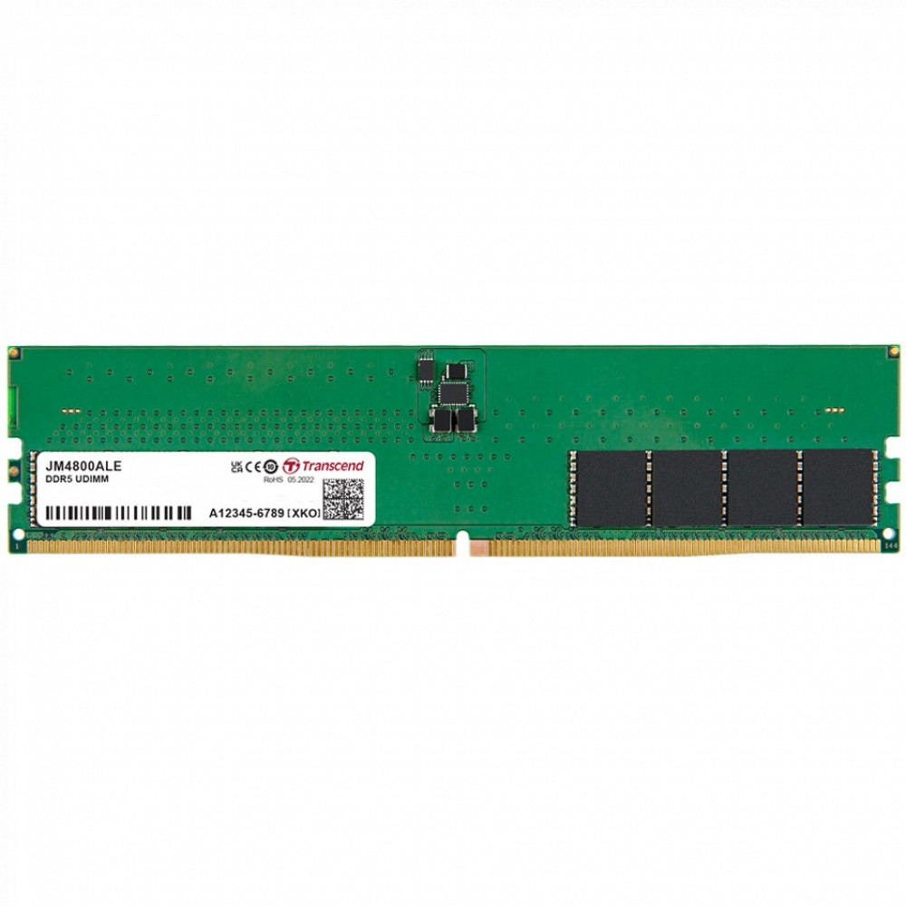 ОЗУ Transcend JM4800ALE-32G DIMM, DDR5, 32 Гб, 4800 МГц — фото товара