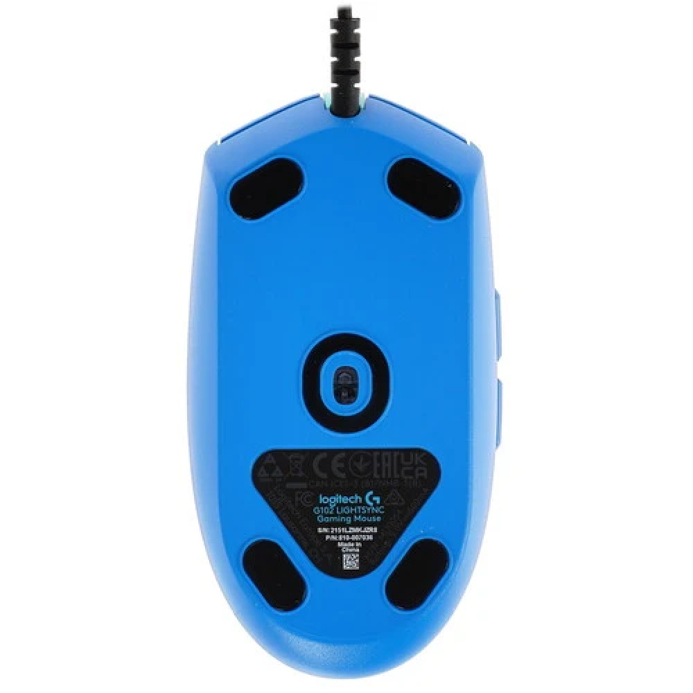 Мышь Logitech G102 BLUE 910-005801 Игровые, Проводная - миниатюра 4