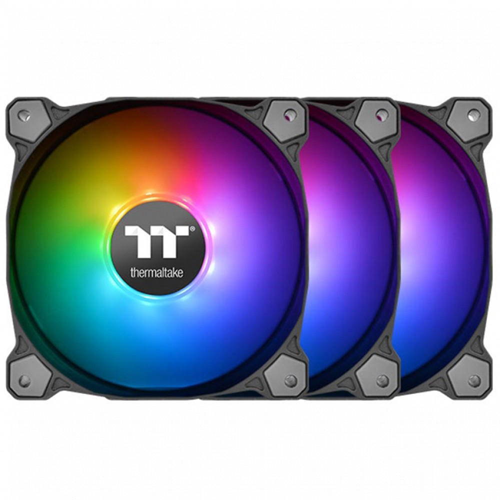 Система охлаждения Thermaltake Pure Plus 12 RGB TT Premium Edition 3-Fan Pack CL-F063-PL12SW-A — фото товара