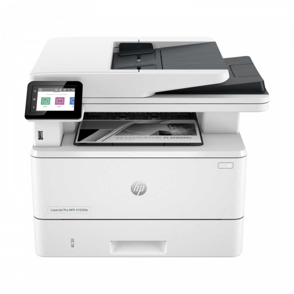 МФУ HP LaserJet Pro 4103fdn 2Z636A/2Z628A А4, Лазерный, Монохромная - миниатюра 2
