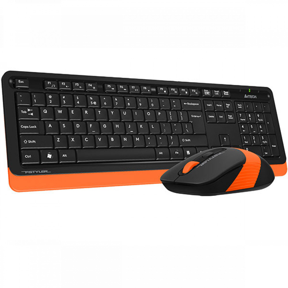 Клавиатура + мышь A4Tech Fstyler FG1010 Orange FG1010 ORANGE - миниатюра 2