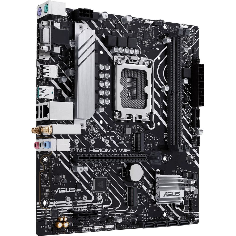 Материнская плата Asus PRIME H610M-A WIFI Micro-ATX, LGA 1700 — фото товара