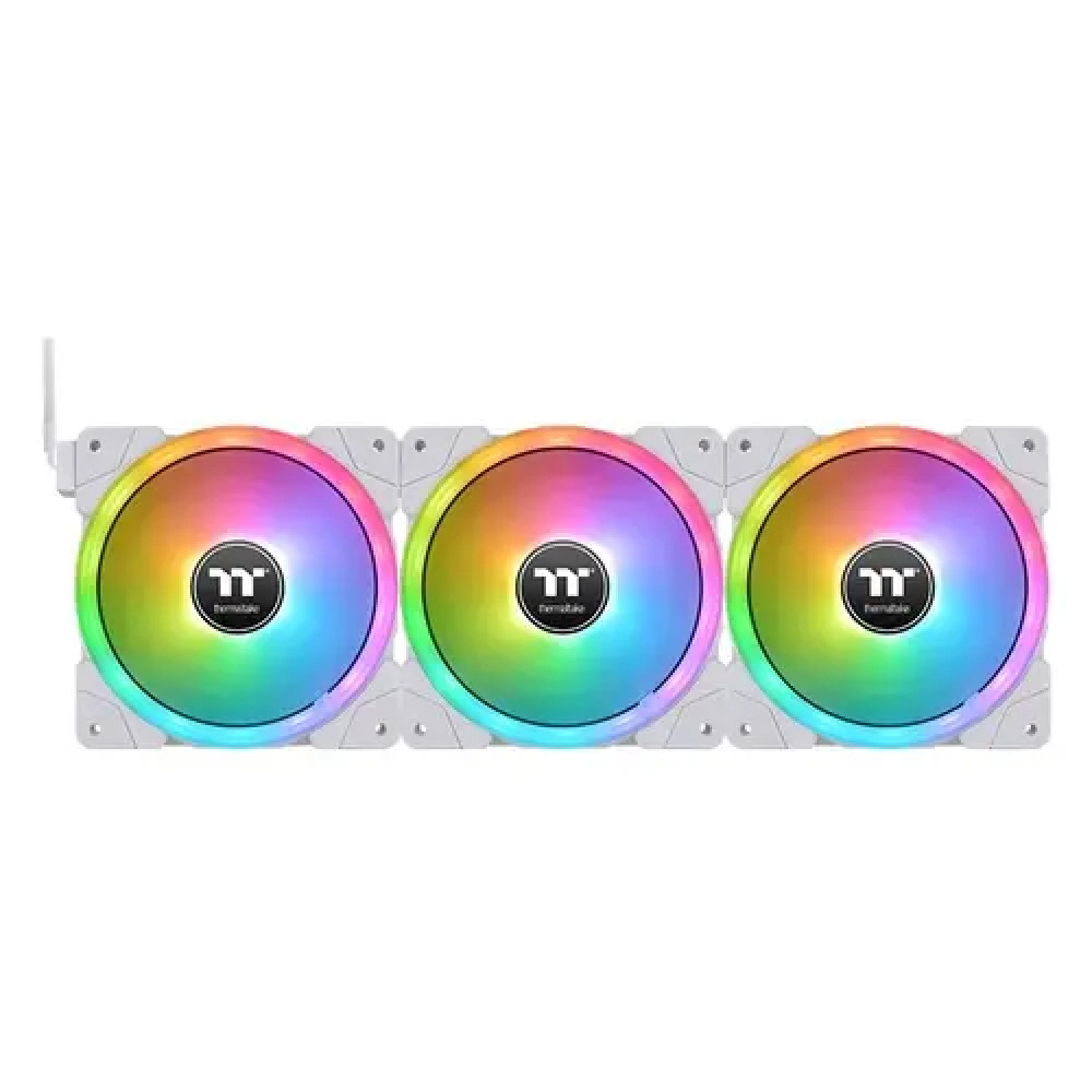 Система охлаждения Thermaltake SWAFAN EX12 RGB PC Cooling Fan White CL-F161-PL12SW-A Для системного блока - миниатюра 3