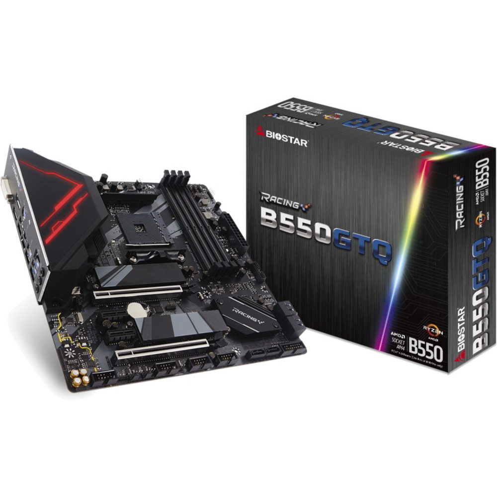 Материнская плата BIOSTAR B550GTQ Micro-ATX, AMD AM4 - миниатюра 3