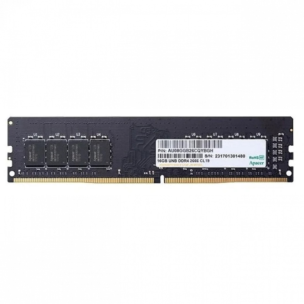 ОЗУ Apacer AU08GGB26CQYBGH DIMM, DDR4, 8 Гб, 2666 МГц — фото товара