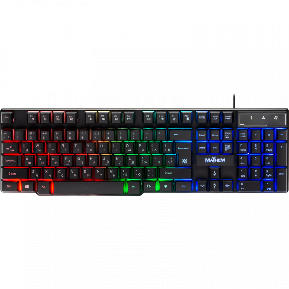 Клавиатура Defender Mayhem GK-360DL 45360 Проводная, USB - миниатюра 2