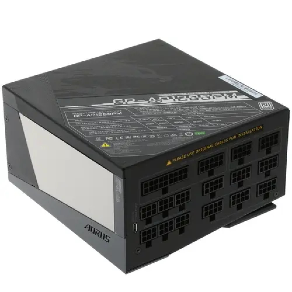 Блок питания Gigabyte AORUS P1200W AP1200PM 1200 Вт - миниатюра 3