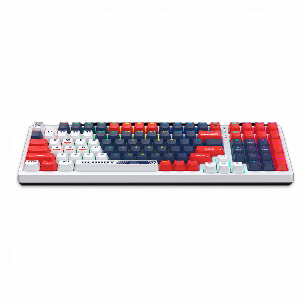 Клавиатура A4Tech S98-Navy Проводная, USB - миниатюра 3