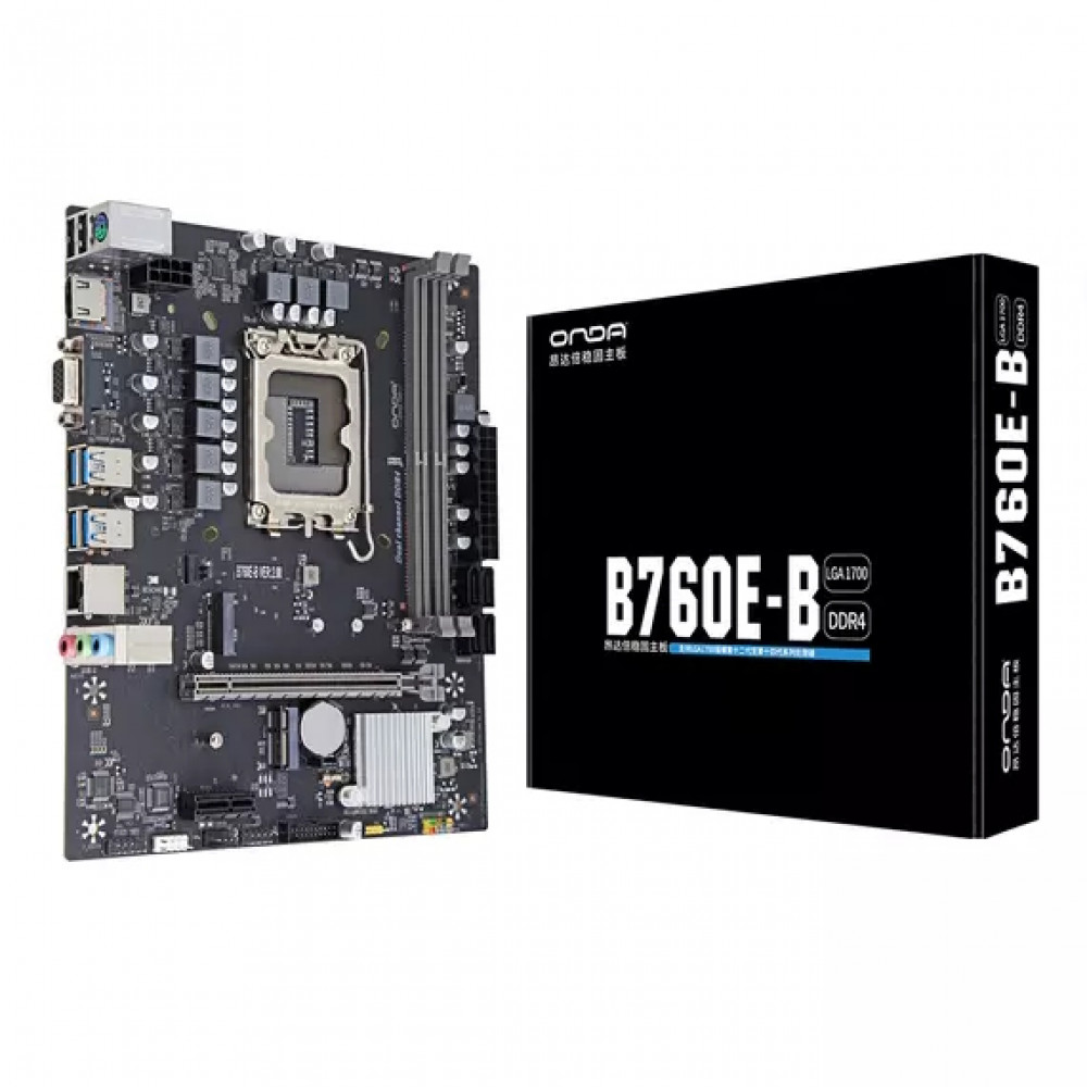 Материнская плата Onda B760E-B2.01 Micro-ATX, LGA 1700 — фото товара