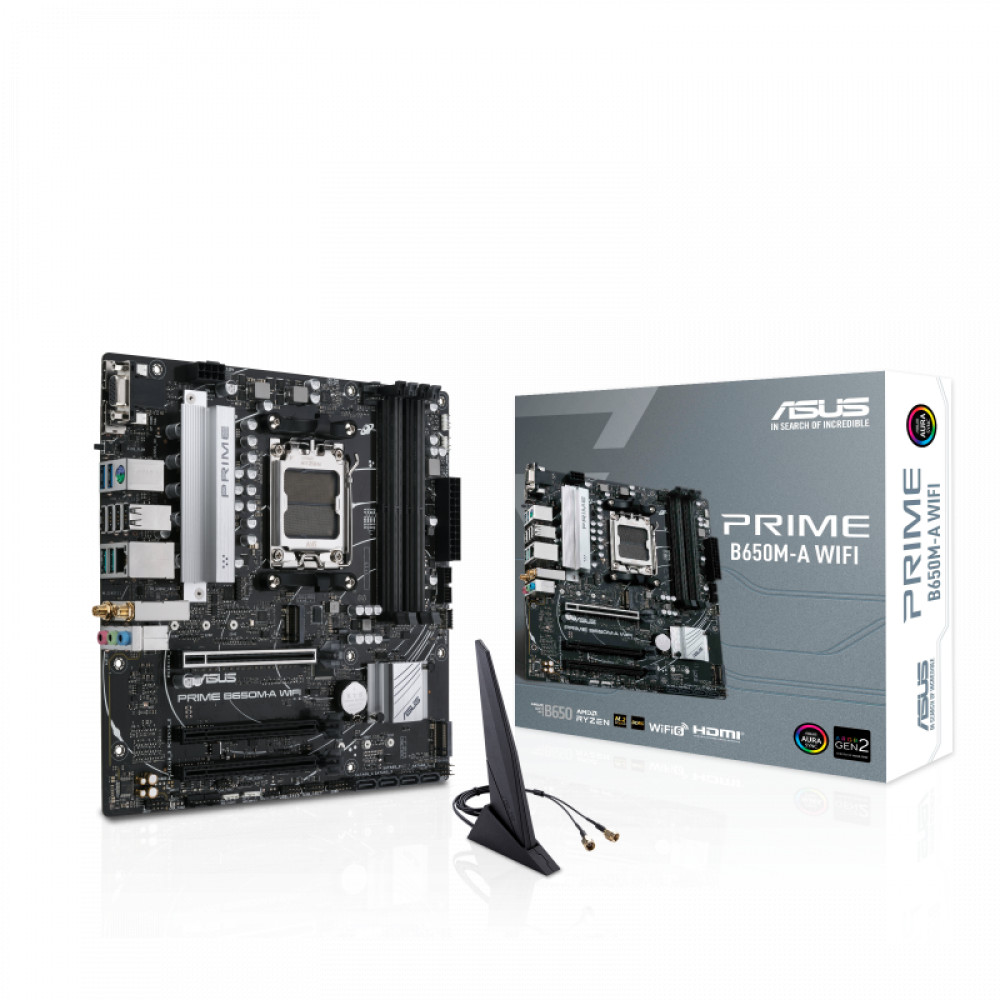 Материнская плата Asus Prime B650M-A WiFi 90MB1C00-M0EAY0 Micro-ATX, AMD AM5 - миниатюра 5