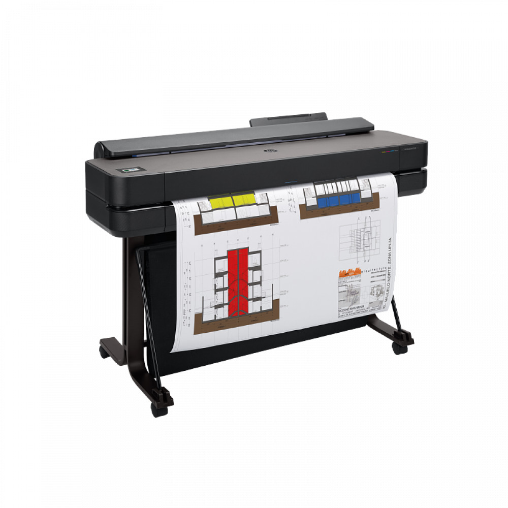 Плоттер HP DesignJet T650 36" 5HB10D Цветной, Струйная, A0+ (36 дюймов) (914), 36" - миниатюра 3