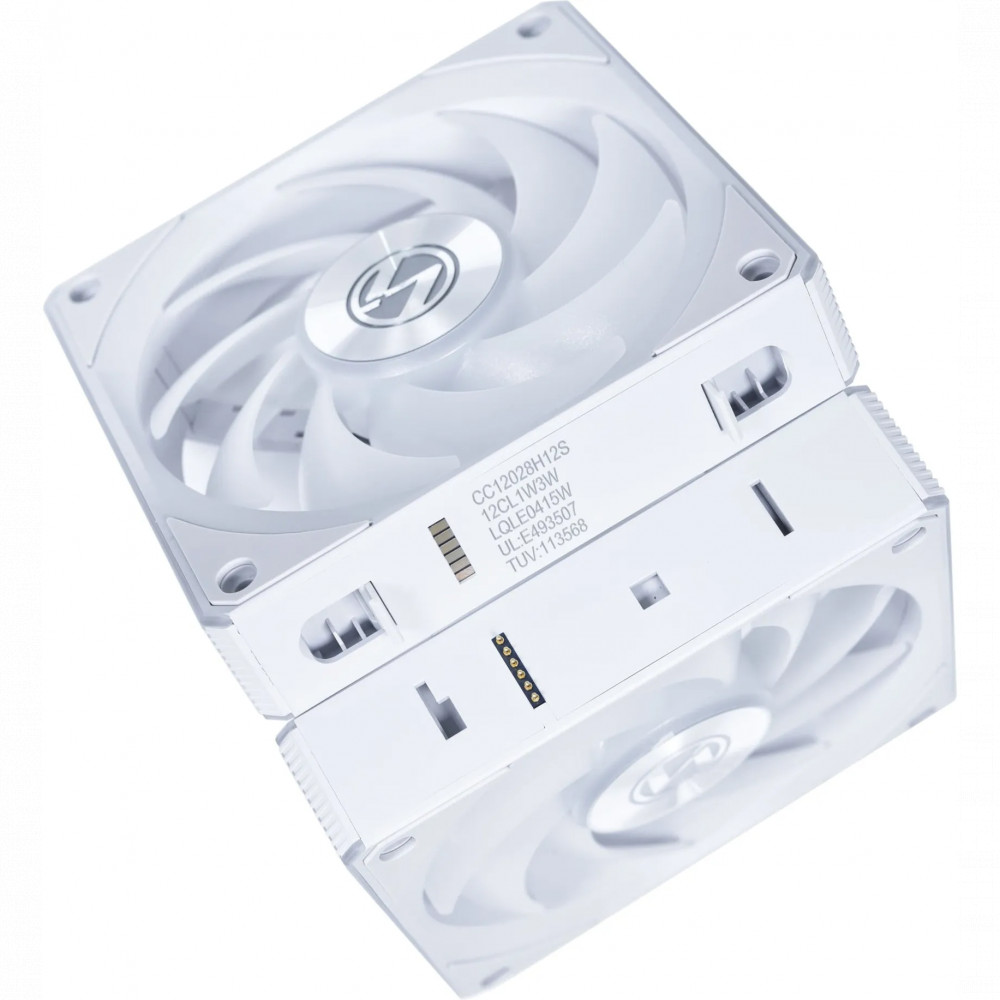 Система охлаждения Lian Li Uni Fan CL120 Wireless 3-pack White G99.12CL1W3W.00 Для системного блока - миниатюра 4