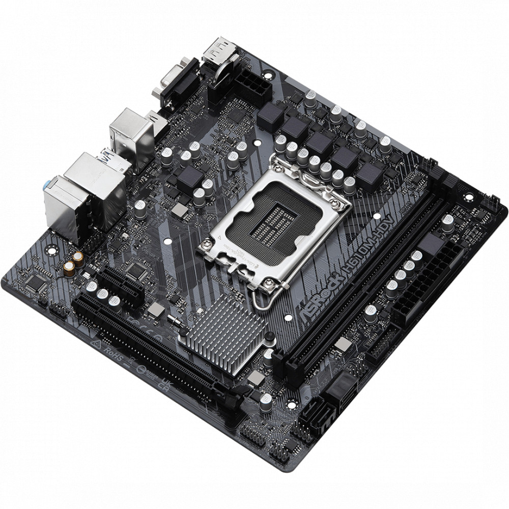 Материнская плата ASRock H610M-HDV Micro-ATX, LGA 1700 - миниатюра 3