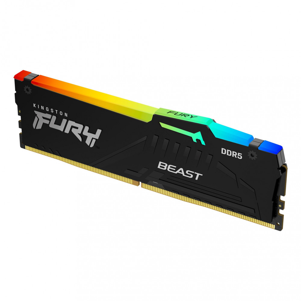 ОЗУ Kingston Fury Beast RGB KF552C40BBA-8 DIMM, DDR5, 8 Гб, 5200 МГц — фото товара
