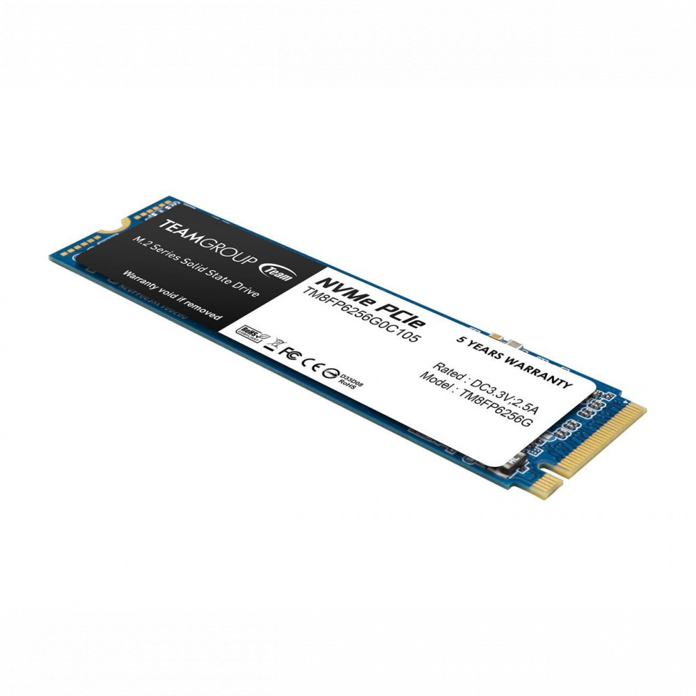 Жесткий диск Team Group MP33 TM8FP6256G0C101 SSD (твердотельные), 256 ГБ, M.2, PCIe - миниатюра 2