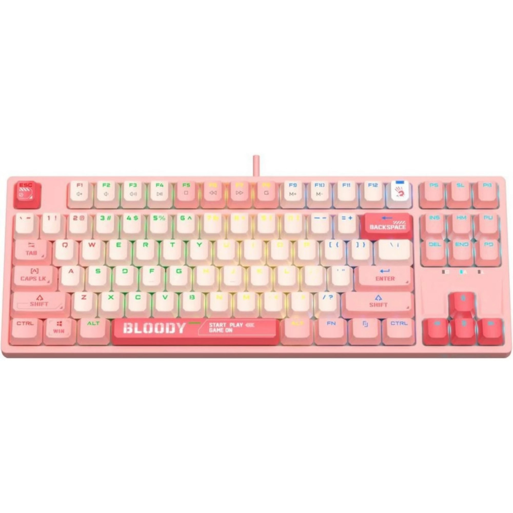 Клавиатура A4Tech Bloody S87 Energy Pink S87 USB ENERGY PINK Проводная, USB - миниатюра 4