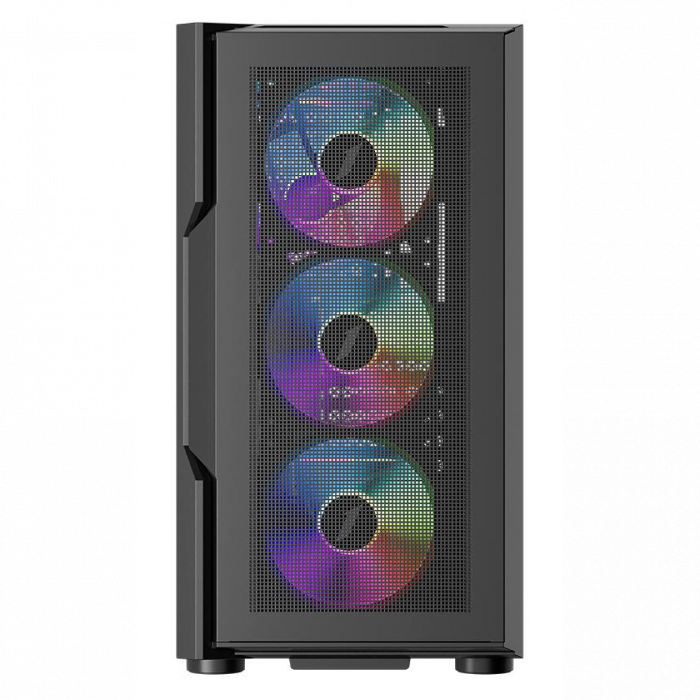 Корпус 1STPLAYER T7 P Black T7-P-BK-4F7 Mid-Tower - миниатюра 3