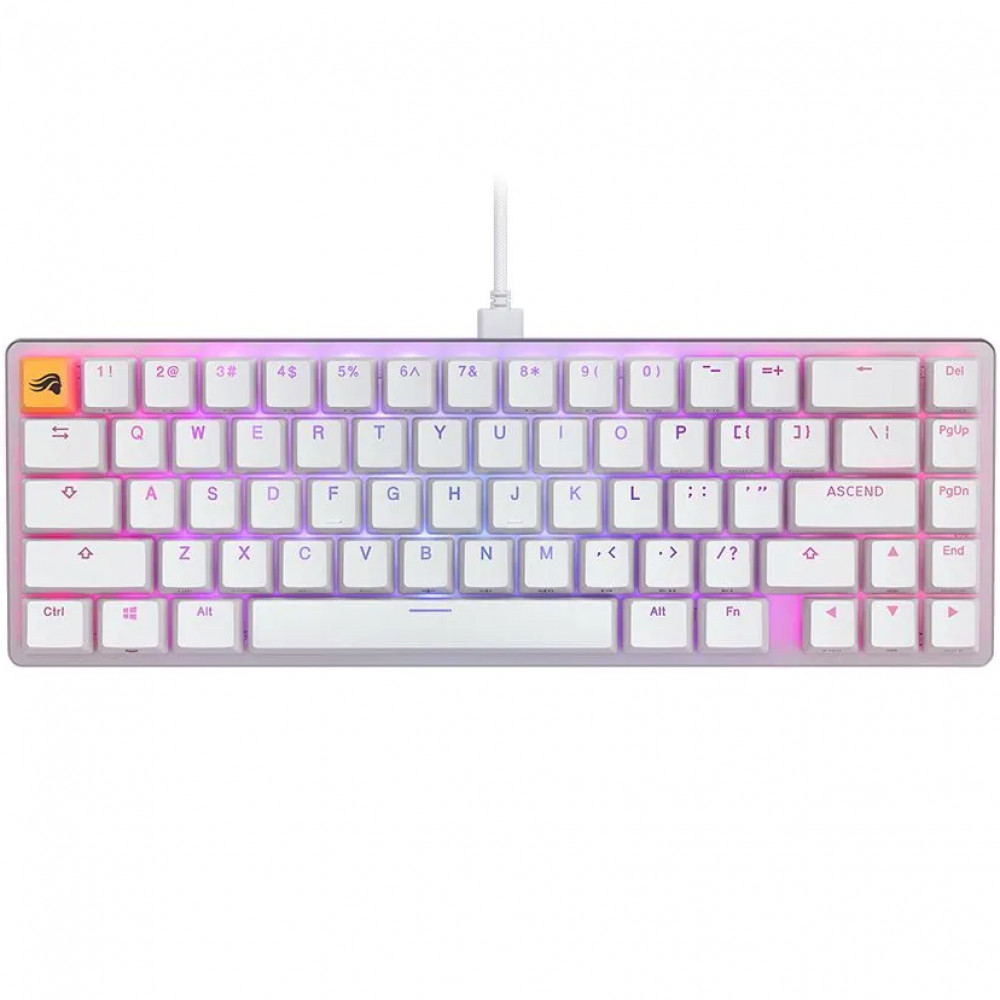Клавиатура GLORIOUS GMMK2 Compact White GLO-GMMK2-65-FOX-W Проводная, USB — фото товара