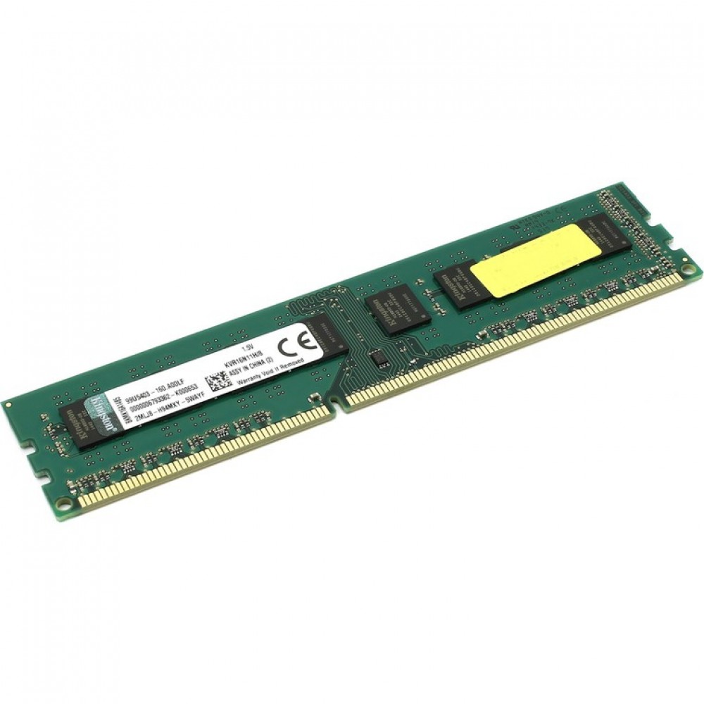 ОЗУ Kingston 8 ГБ KVR16N11H/8WP DIMM, DDR3, 8 Гб, 1600 МГц — фото товара