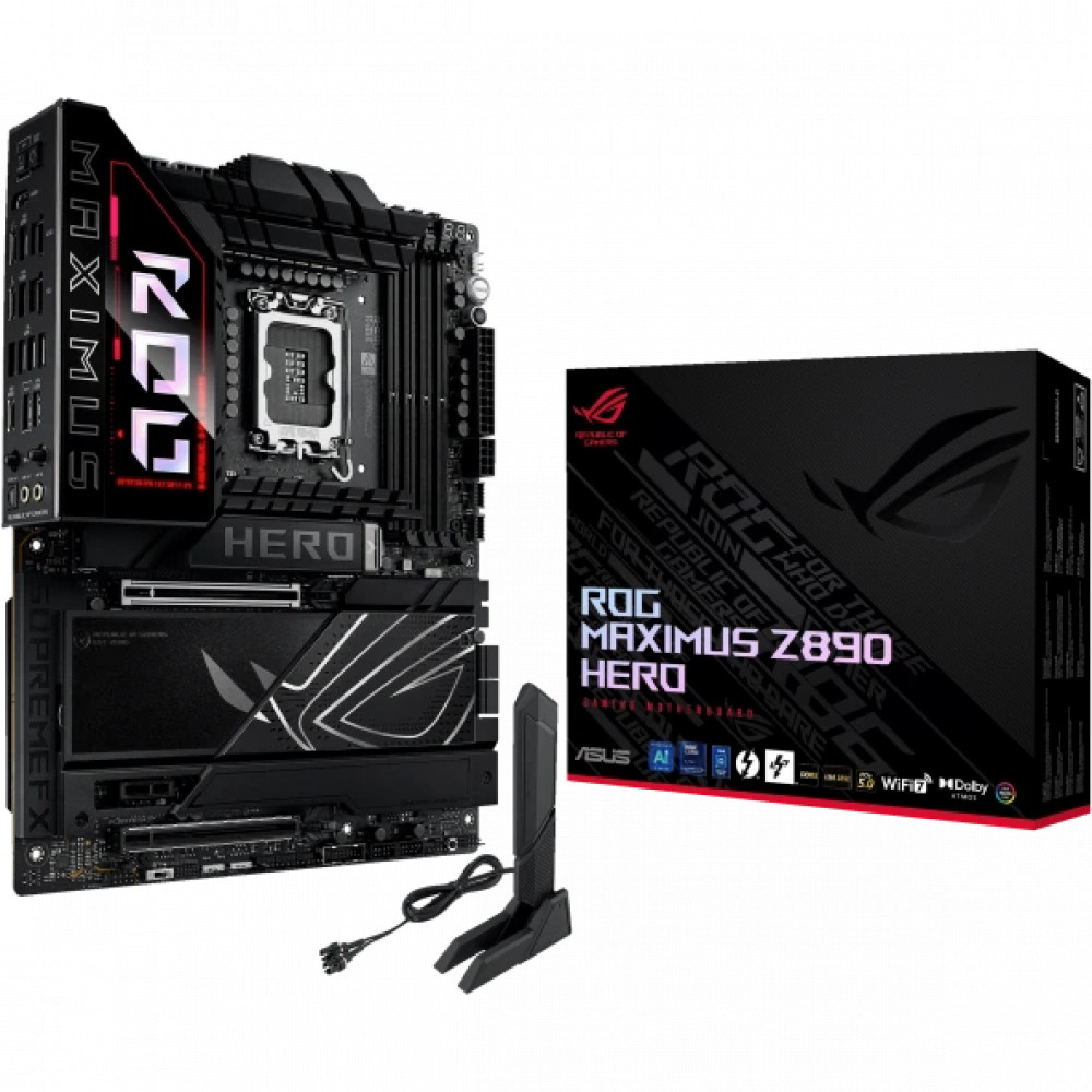 Материнская плата Asus ROG MAXIMUS Z890 HERO 90MB1KG0-M0EAY0 ATX, LGA 1851 - миниатюра 9