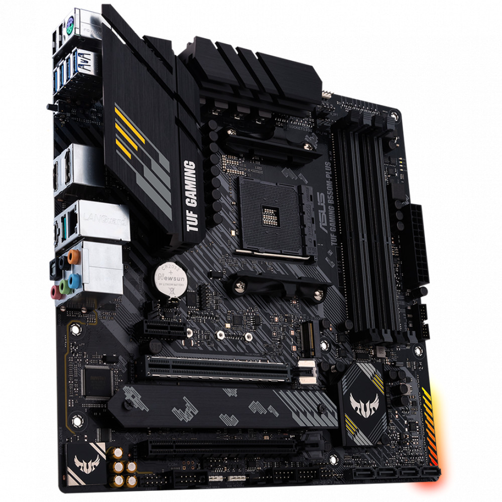 Материнская плата Asus AMING B550M-PLUS DDR4 TUF GAMING B550M-PLUS DDR4 Mini-ATX, AMD AM4 - миниатюра 2