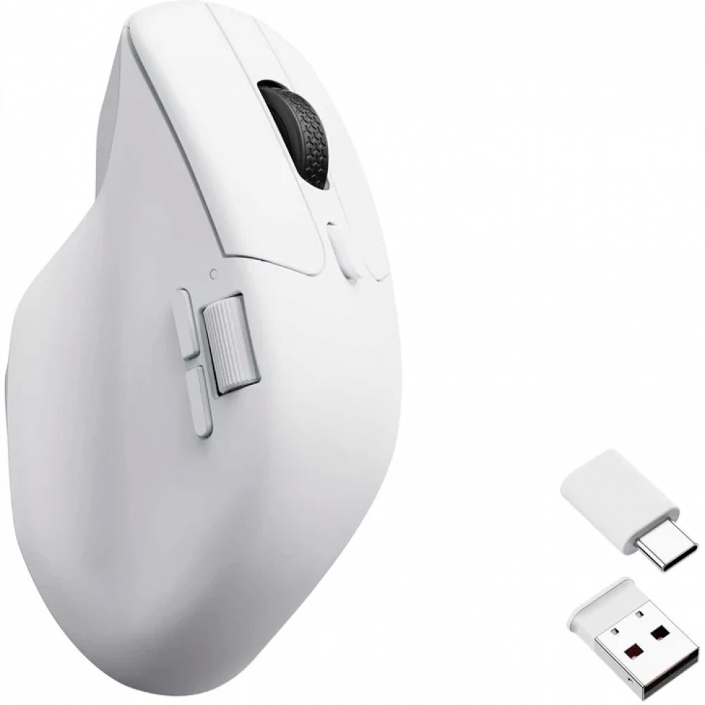 Мышь Keychron M6 White M6-A3 Премиальные, Беспроводная - миниатюра 2