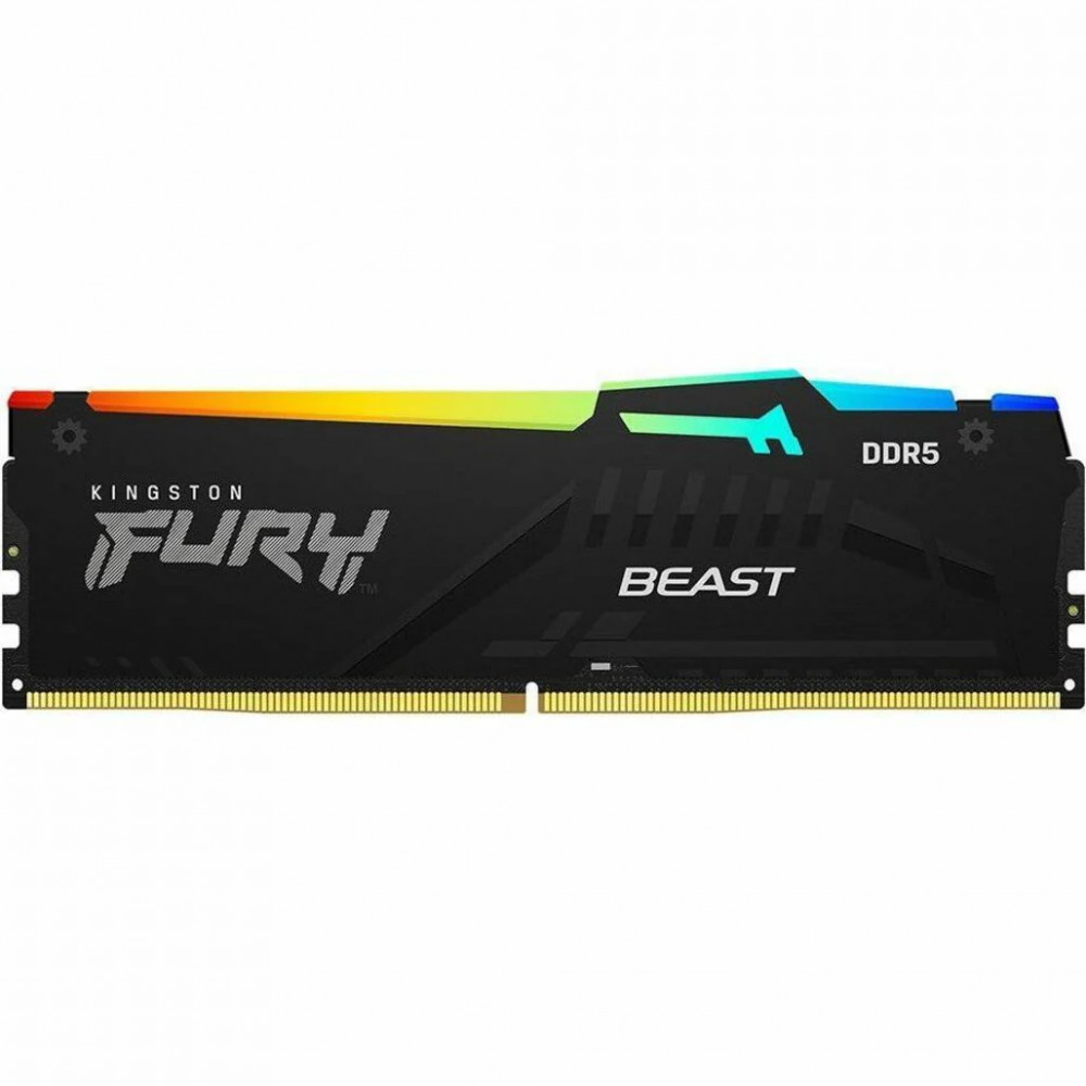 ОЗУ Kingston Fury Beast Black KF556C36BBE2A-32 DIMM, DDR5, 32 Гб, 5600 МГц — фото товара