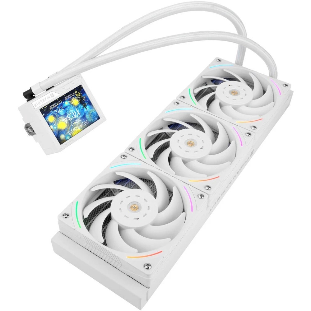 Система охлаждения Thermalright Mjolnir Vision 360 White ARGB MVU360ARGBW Для процессора - миниатюра 2