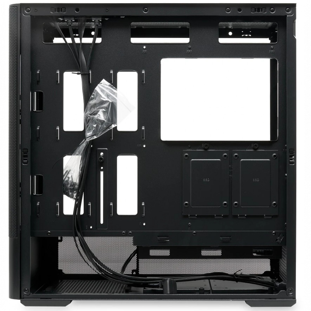 Корпус HSPD M712-TGBK Black Mid-Tower - миниатюра 3