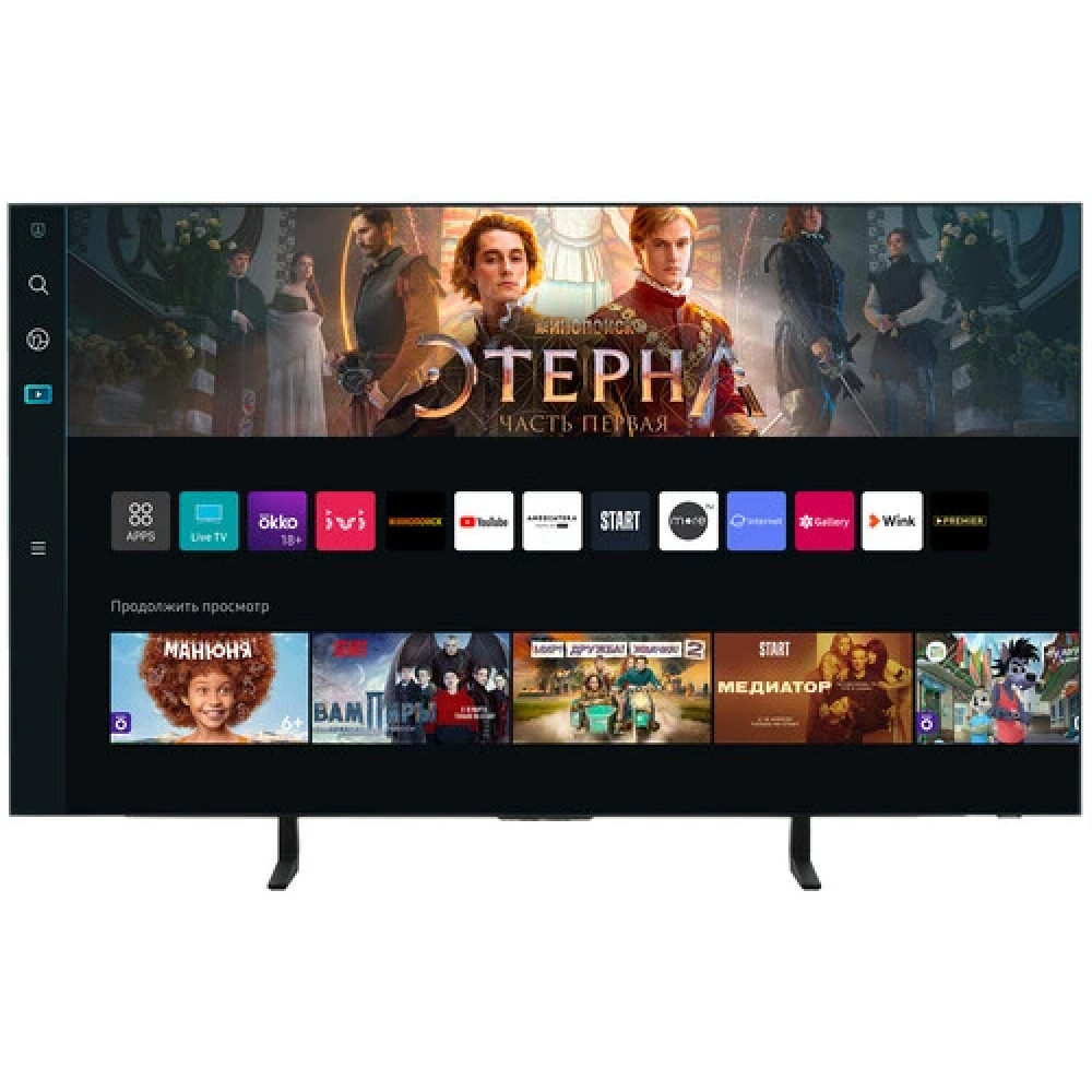 Телевизор Samsung QE48S90FAEXRU 48 ", Smart TV, Черный — фото товара