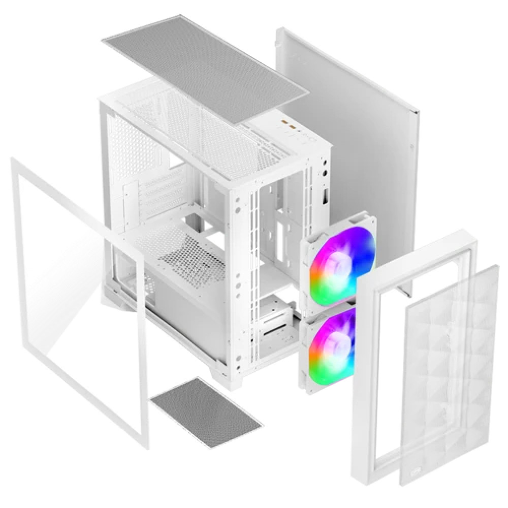 Корпус PCcooler C3D310 WH ARGB Mini-Tower - миниатюра 4