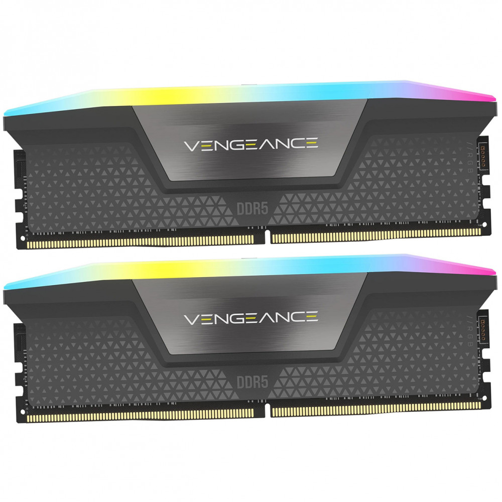 ОЗУ Corsair Vengeance RGB CMH32GX5M2E6000Z36 DIMM, DDR5, 32 Гб (2 х 16 Гб), 6000 МГц — фото товара