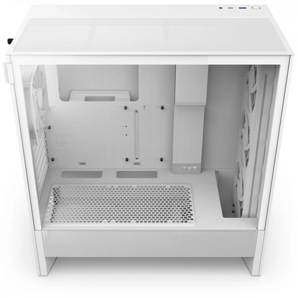 Корпус NZXT H5 Flow RGB White CC-H52FW-R1 Mid-Tower - миниатюра 5