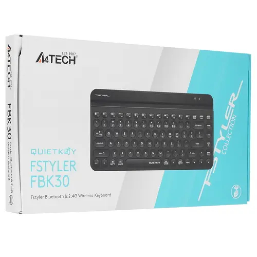 Клавиатура A4Tech FBK30-Black Беспроводная, Bluetooth - миниатюра 3