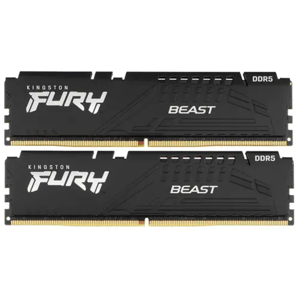 ОЗУ Kingston FURY Beast Black KF560C36BBEK2-16 DIMM, DDR5, 16 Гб (2 х 8 Гб), 6000 МГц — фото товара