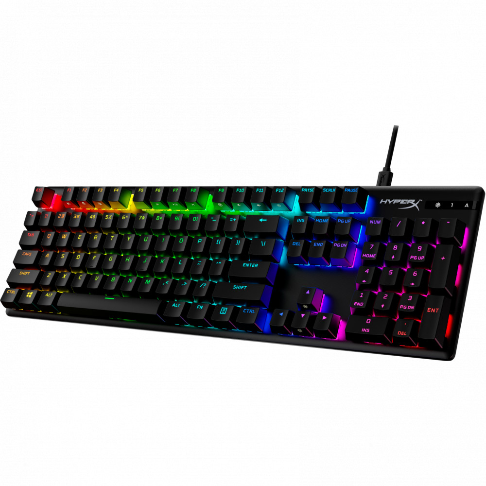 Клавиатура HyperX Alloy Origins PBT HX Aqua 639N5AA#ACB Проводная, USB - миниатюра 2
