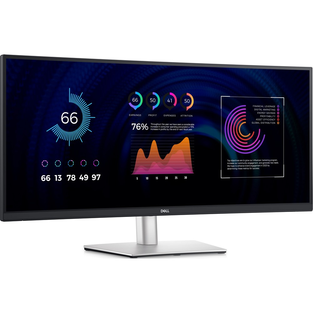 Монитор Dell P3424WE 210-BGTY 34.14 ", IPS, Ultra-Wide QHD 3440x1440 (21:9), 60 Гц — фото товара