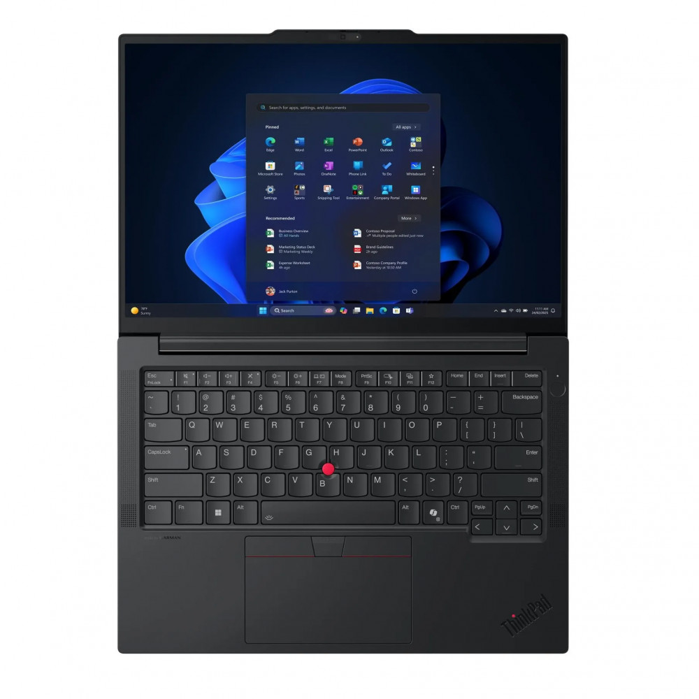 Ноутбук Lenovo ThinkPad E14 G7 21U2004NFW 14 ", WUXGA 1920x1200 (16:10), Intel, Core Ultra 5, 16 Гб, 512 ГБ, Intel Arc Graphics 130V - миниатюра 4