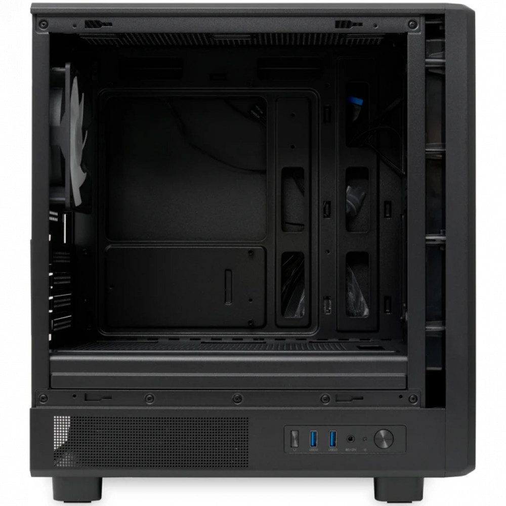 Корпус HSPD M310-TGBK-ARGB Mini-Tower - миниатюра 4