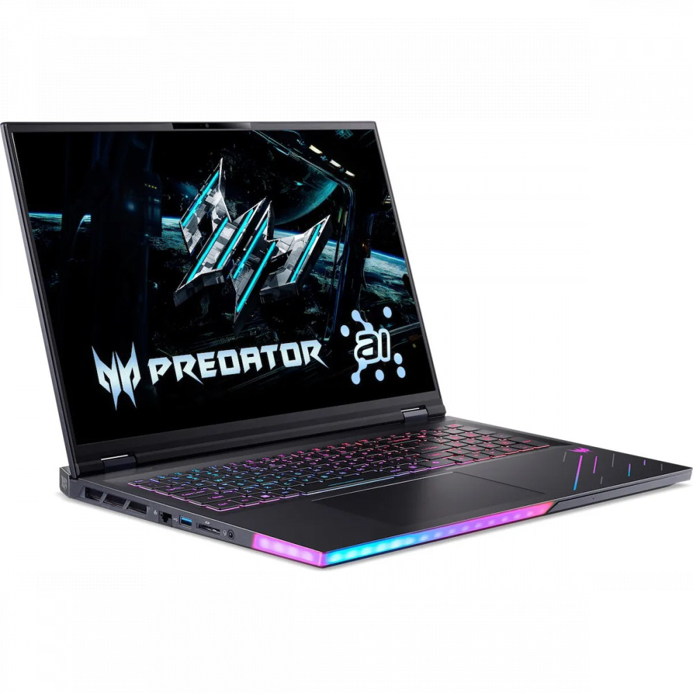 Ноутбук Acer Predator Helios 18 AI PH18-73-92VM NH.QVZER.005 18 ", 4K Ultra HD 3840x2160 (16:9), Intel, Core Ultra 9, 64 Гб, 1 ТБ, NVIDIA GeForce RTX5080 — фото товара