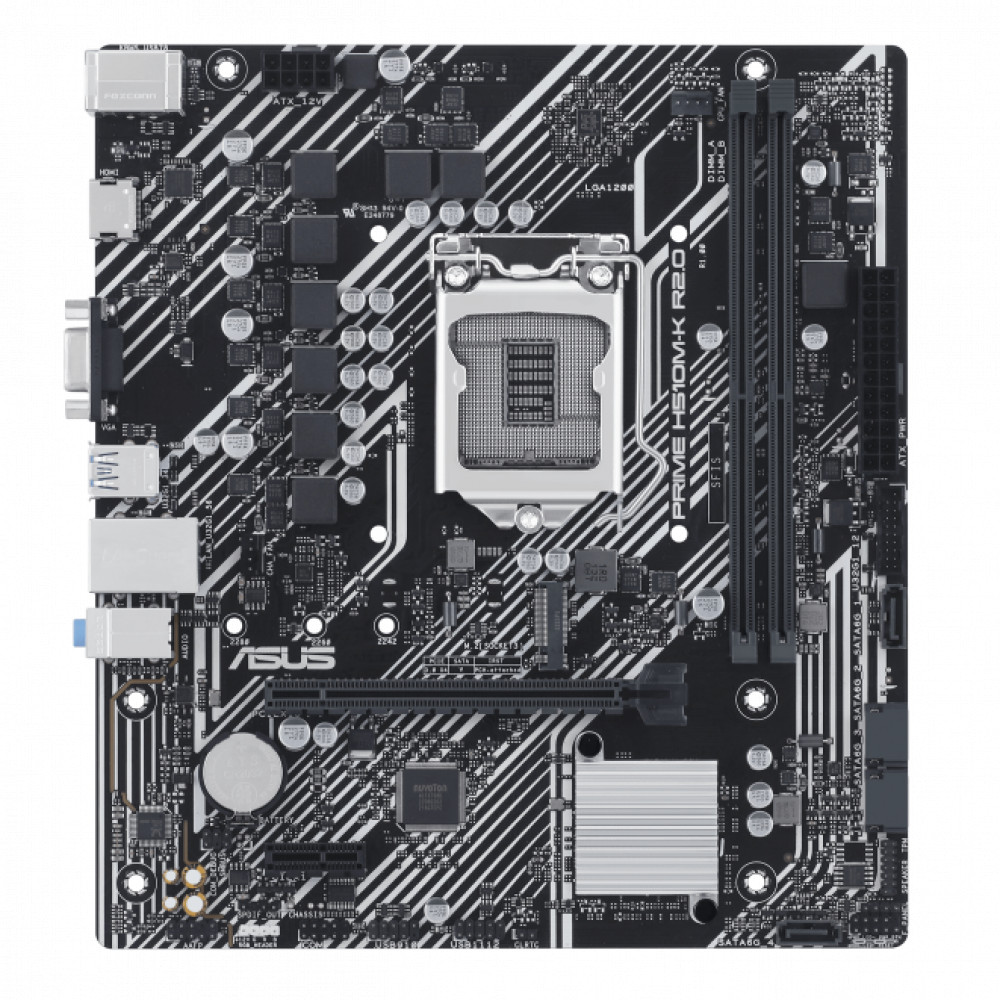 Материнская плата Asus PRIME H510M-K R2.0 Micro-ATX, LGA 1200 — фото товара