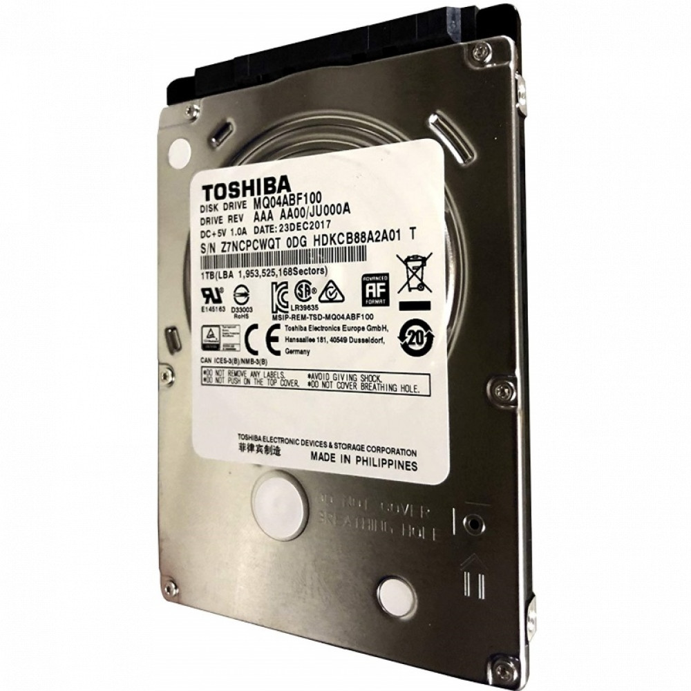 Жесткий диск Toshiba MQ04ABF100 HDD (классические), 1 ТБ, 2.5 дюйма, SATA - миниатюра 2